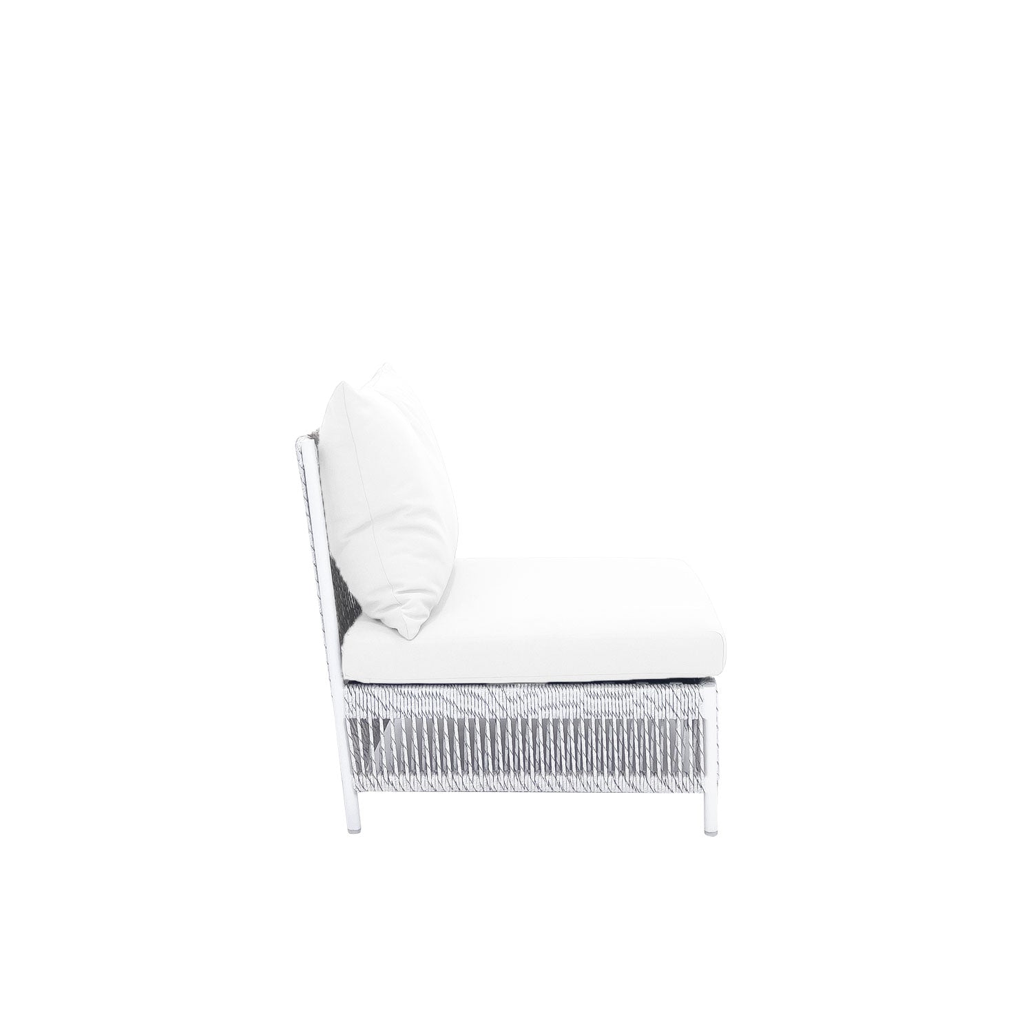 Planar Alu Modular Outdoor Midsection White PT4 - Sunbrella White