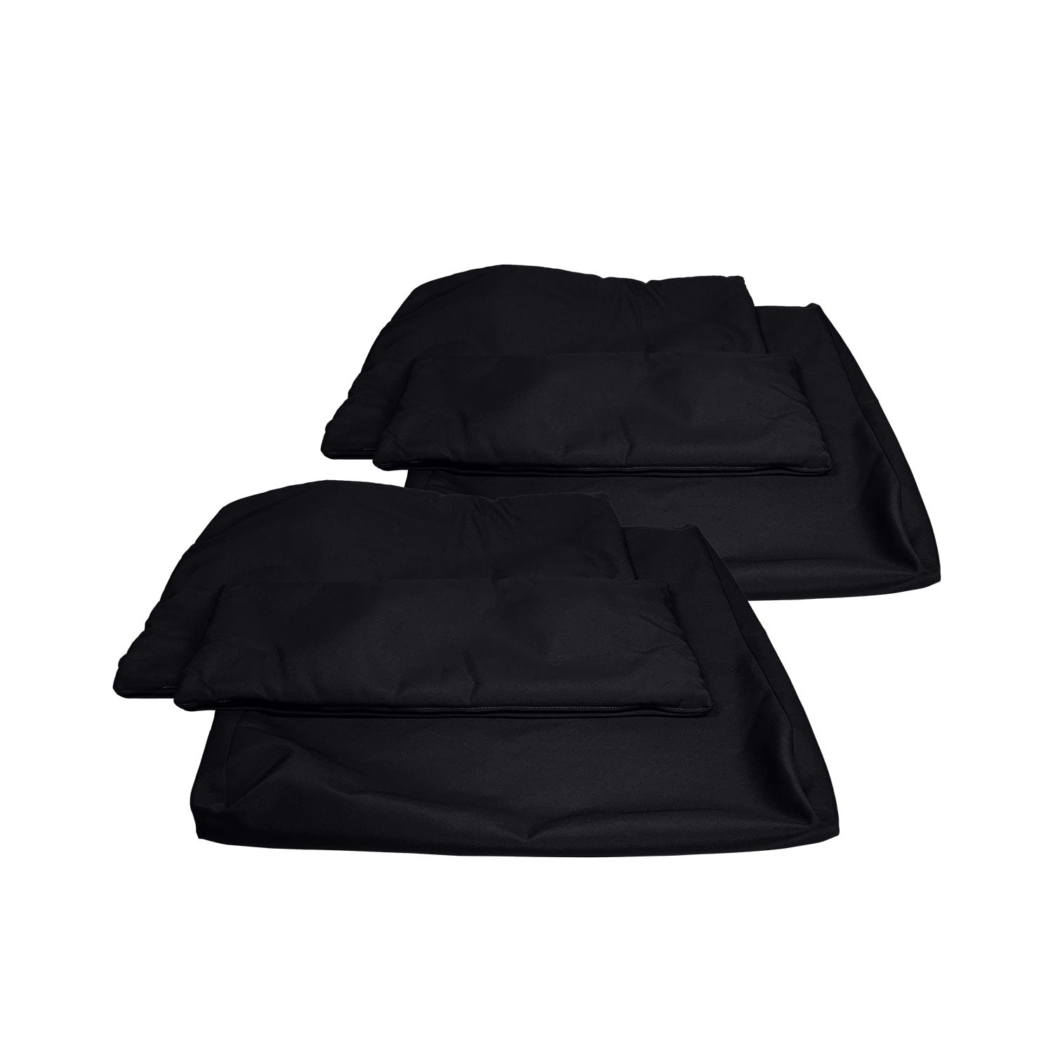 Planar Lounge Cushion Cover Replacement - Loveseat / Olefin Black