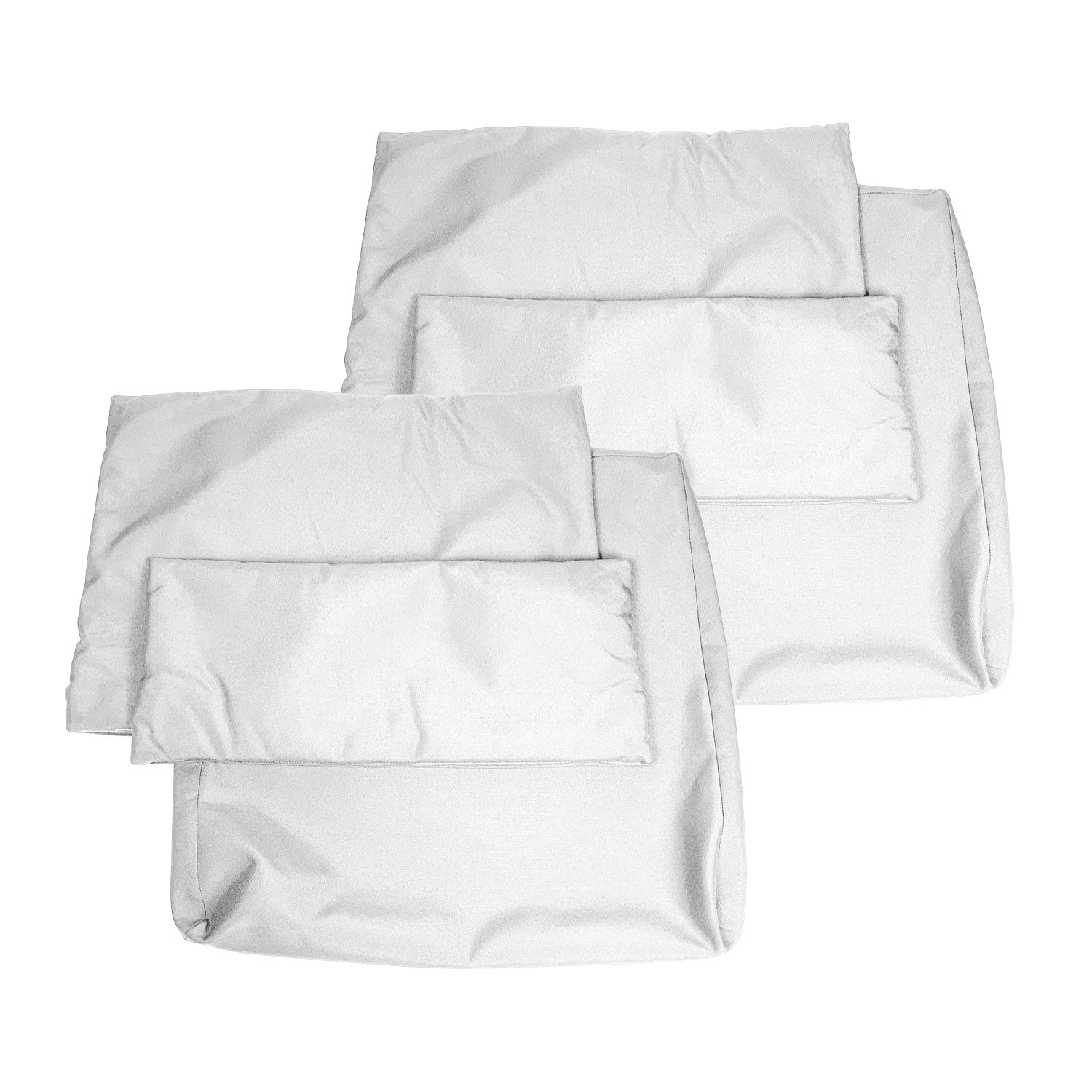 Planar Lounge Cushion Cover Replacement - Loveseat / Olefin White