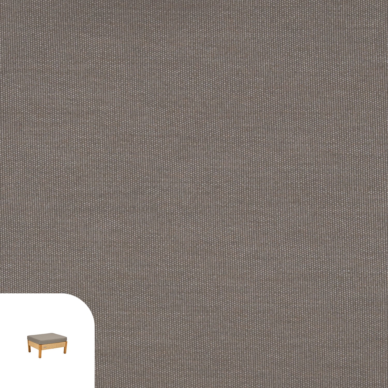 Planar Lounge Cushion Cover Replacement - Ottoman / Sunbrella Taupe
