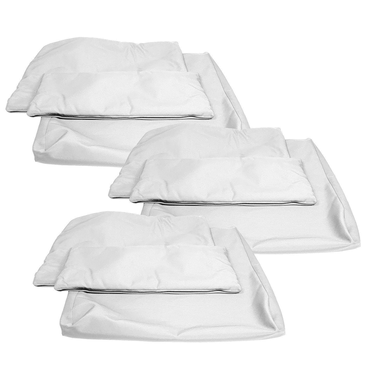 Planar Lounge Cushion Cover Replacement - Sofa / Olefin White