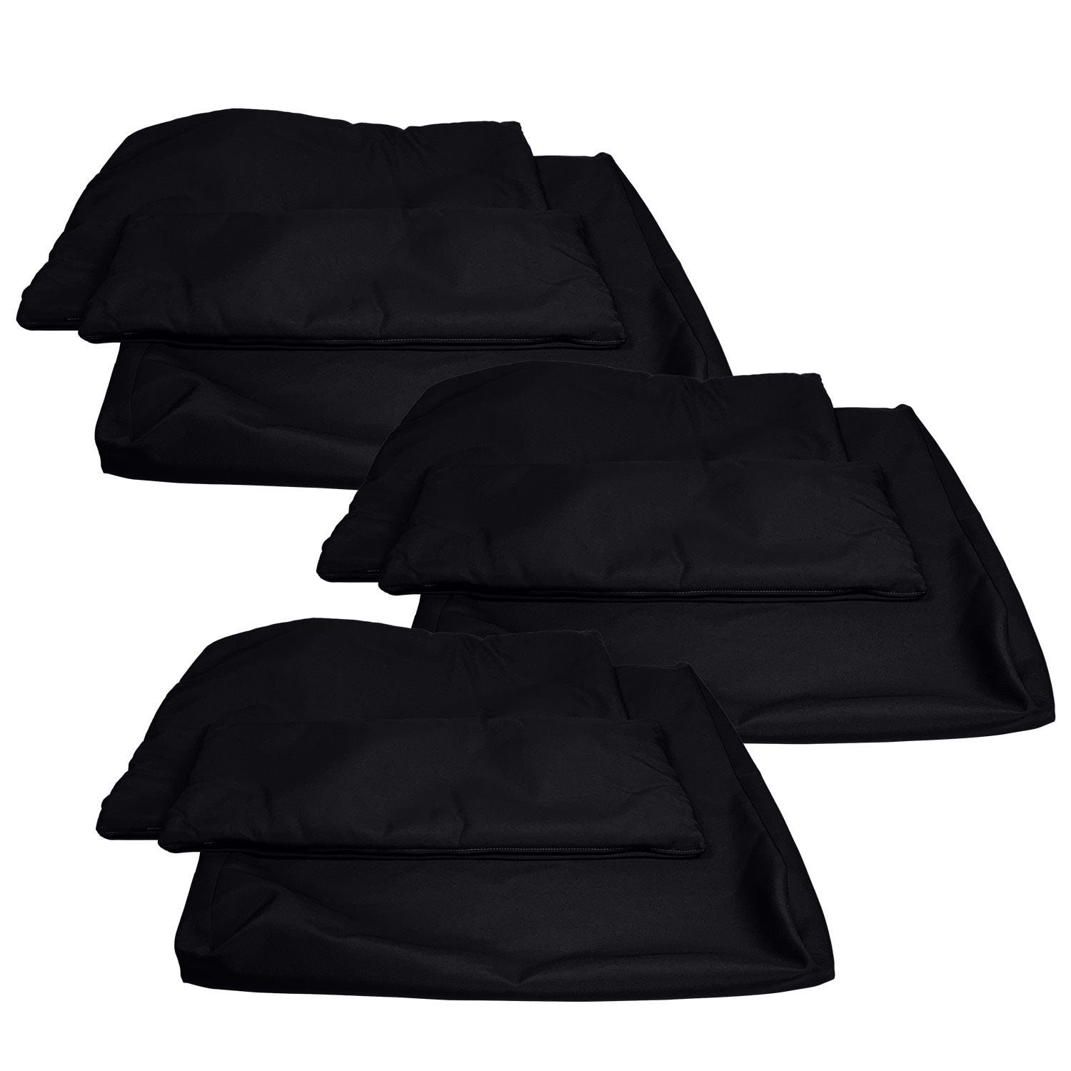 Planar Lounge Cushion Cover Replacement - Sofa / Sunbrella Raven Black