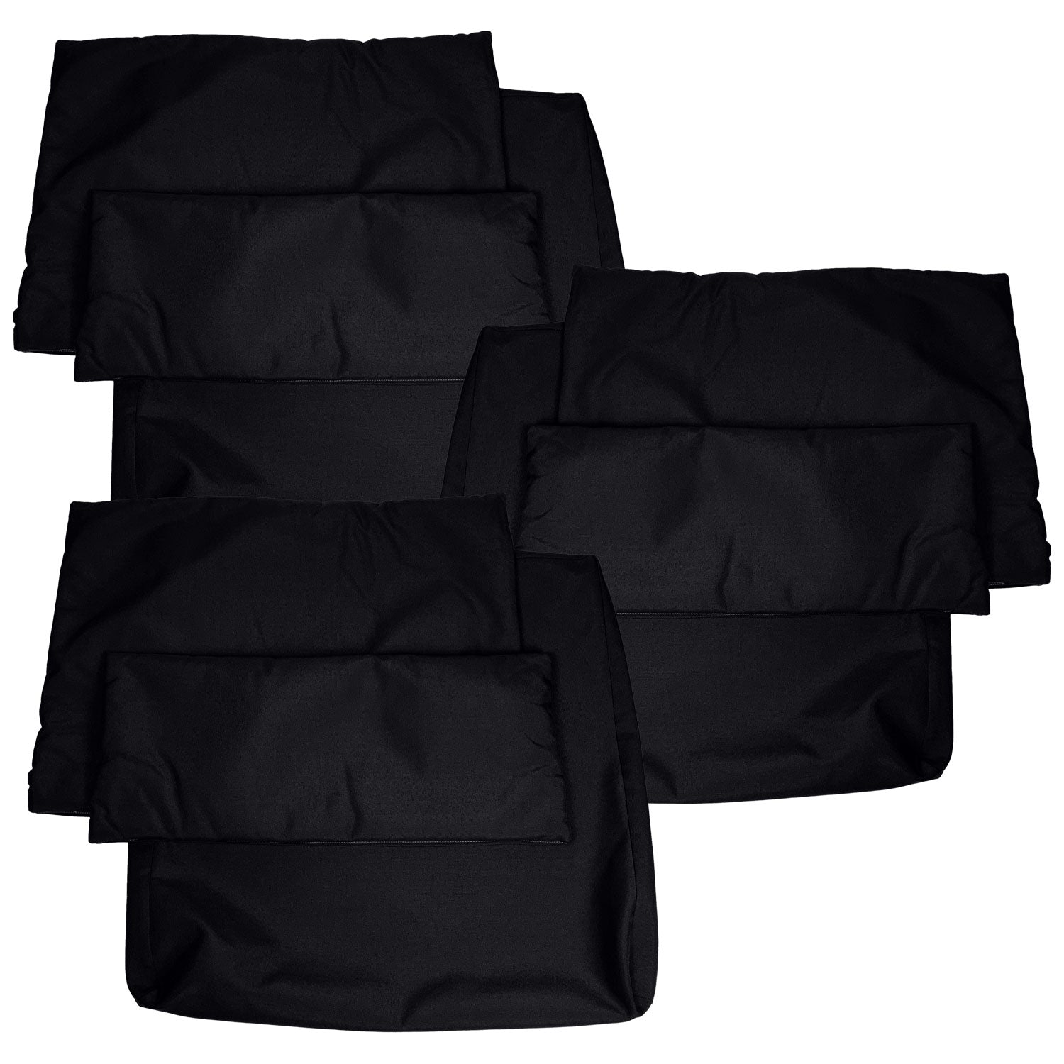 Planar Lounge Cushion Cover Replacement - Sofa / Sunbrella Raven Black