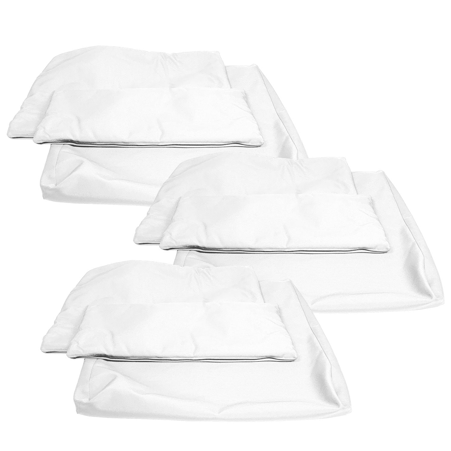 Planar Lounge Cushion Cover Replacement - Sofa / Sunbrella White
