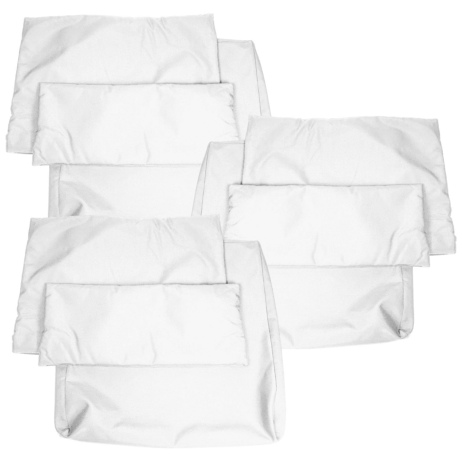 Planar Lounge Cushion Cover Replacement - Sofa / Sunbrella White