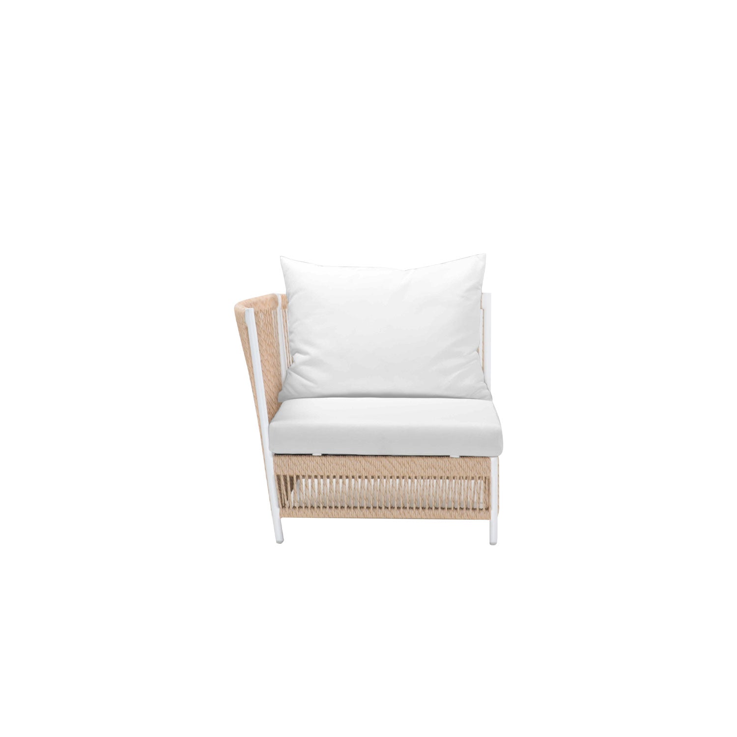 Planar Alu Modular Outdoor Corner White PT1 - Sunbrella White