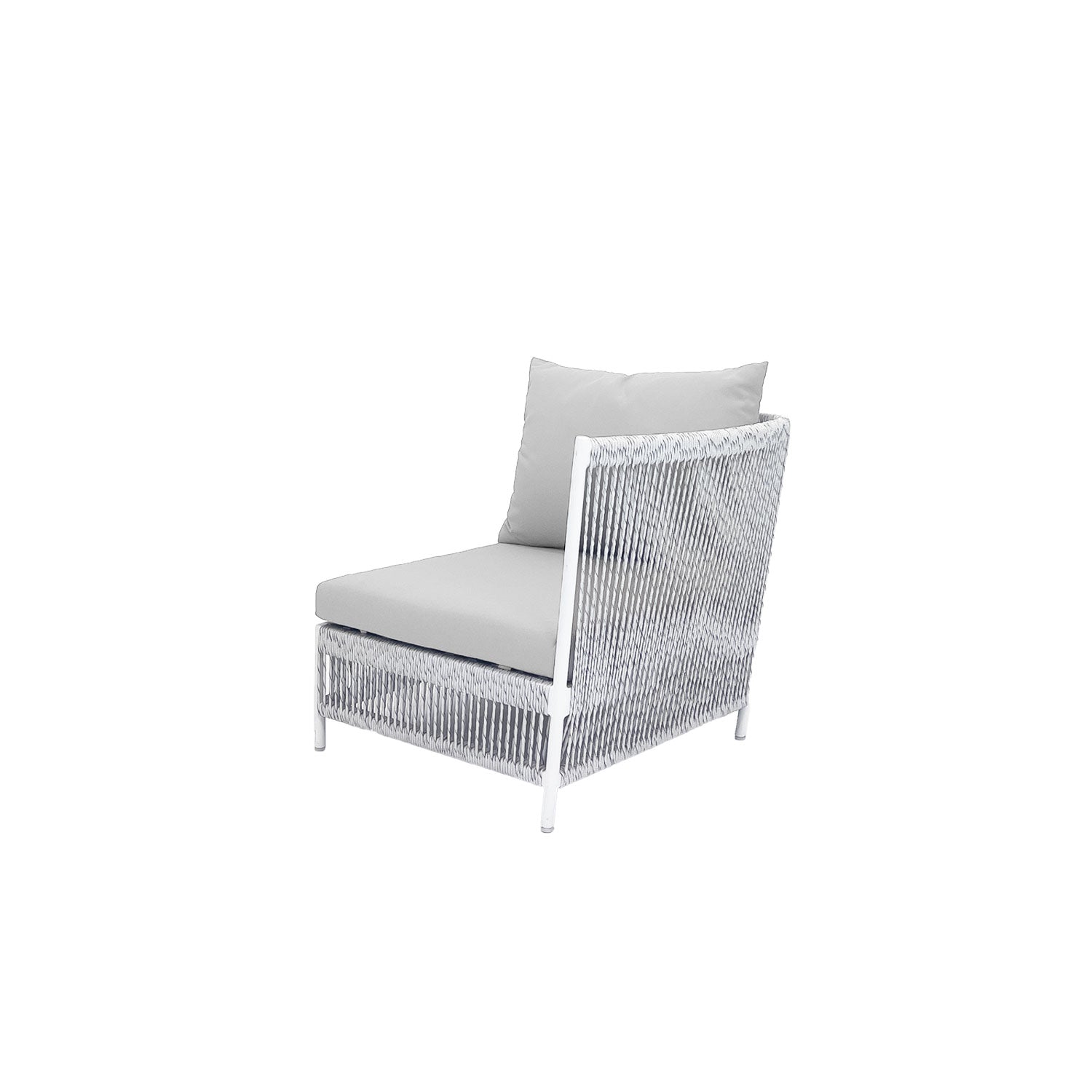 Planar Alu Modular Outdoor Corner White PT4 - Olefin Grey