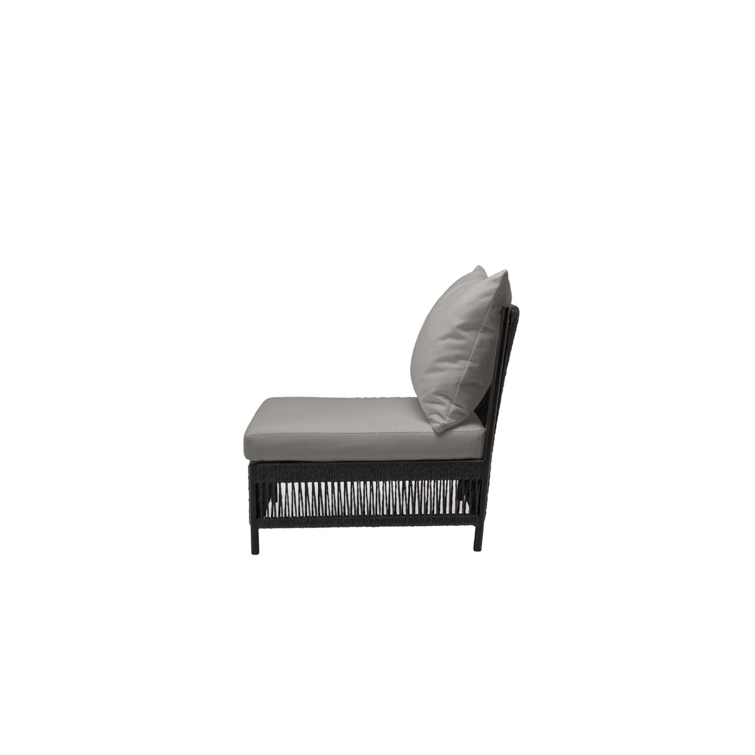 Planar Alu Modular Outdoor Midsection Black PT3 - Olefin Grey