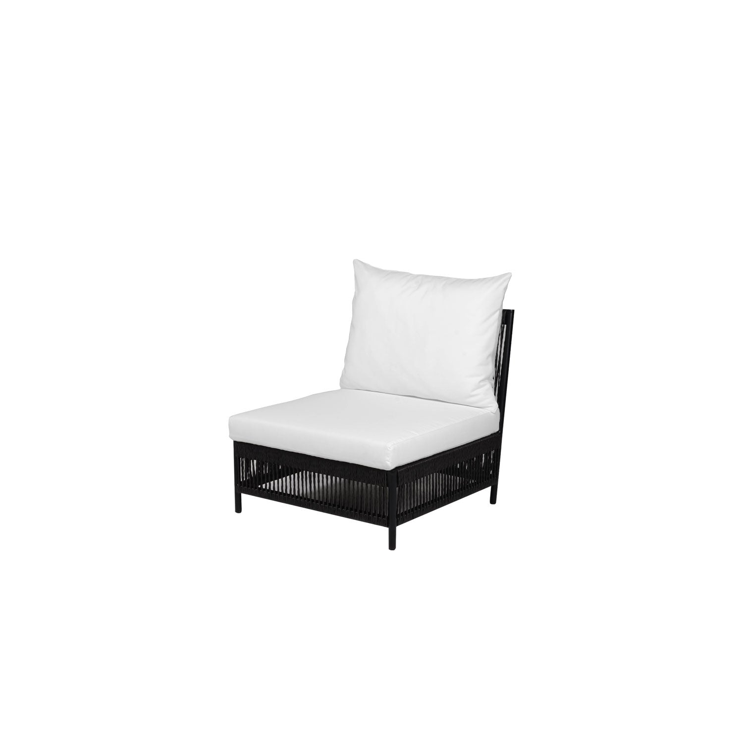 Planar Alu Modular Outdoor Midsection Black PT3 - Olefin White