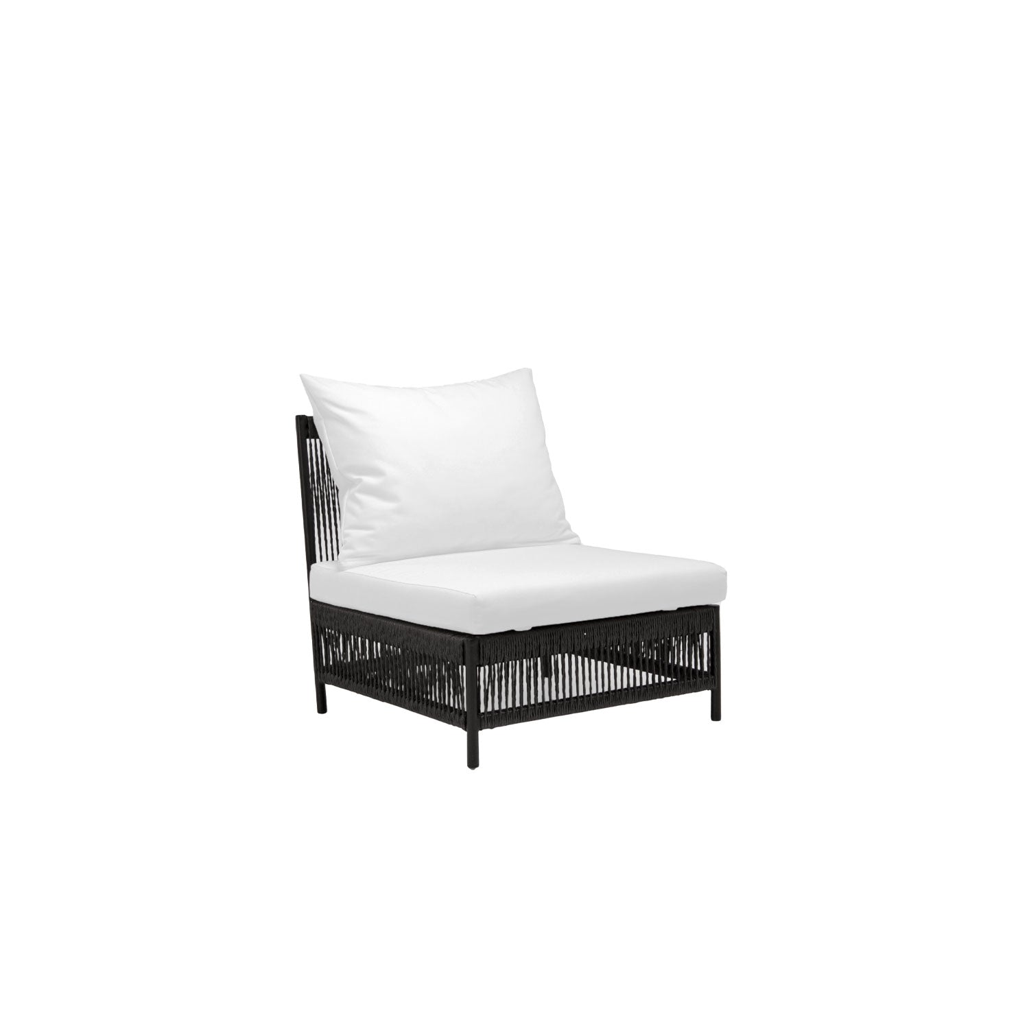 Planar Alu Modular Outdoor Midsection Black PT3 - Olefin White