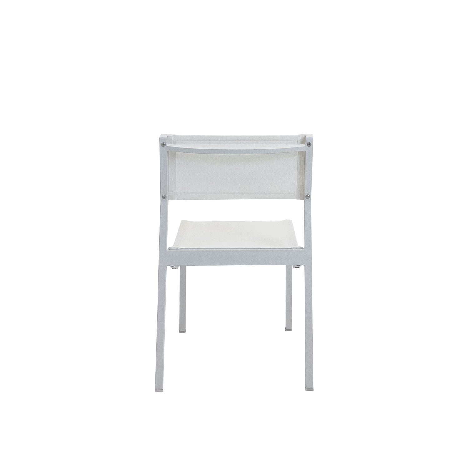 Salma Sail Alu Stacking Chair White - Side Chair