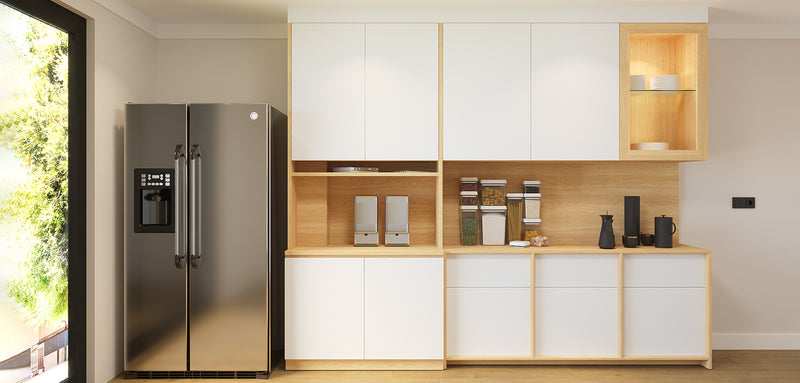 Cook's Delight: Floor-to-Ceiling Custom Storage