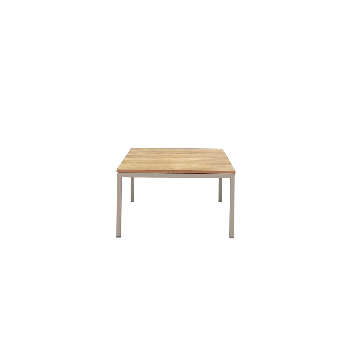 Tandem Alu Square Coffee Table Taupe - 70x70