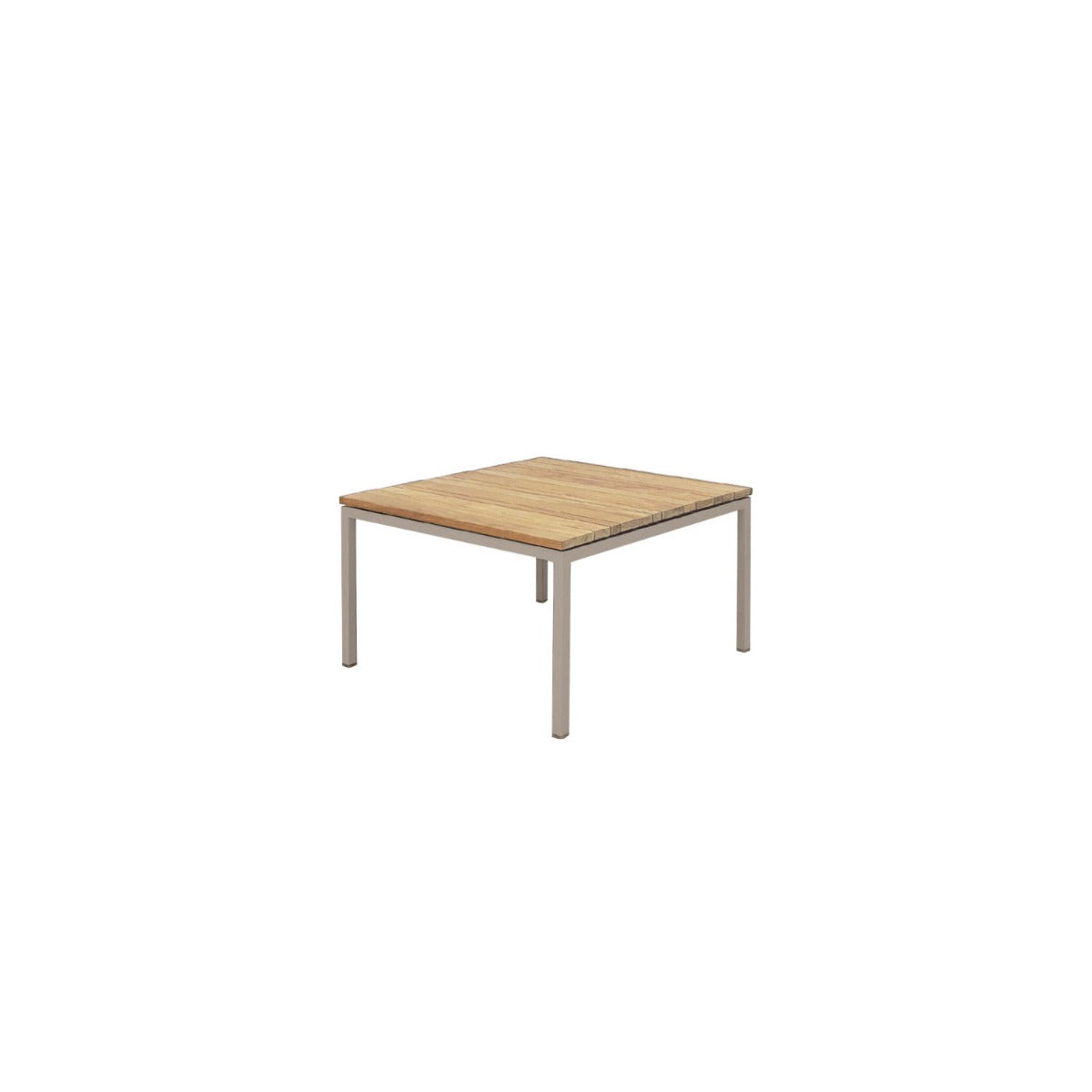 Tandem Alu Square Coffee Table Taupe - 70x70