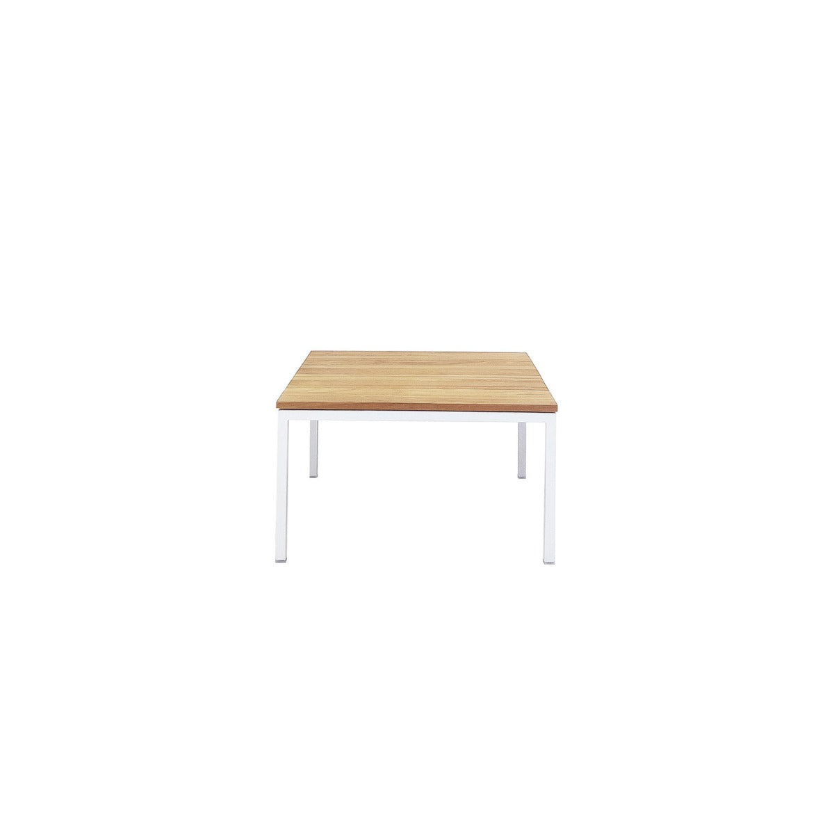 Tandem Alu Square Coffee Table White - 70x70