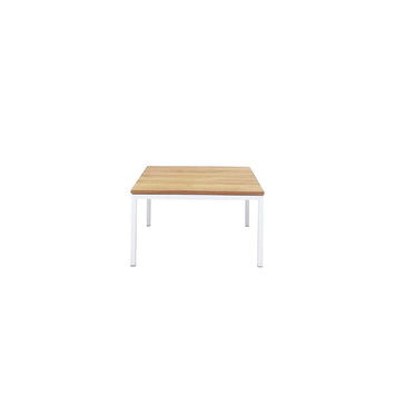 Tandem Alu Square Coffee Table White - 70x70