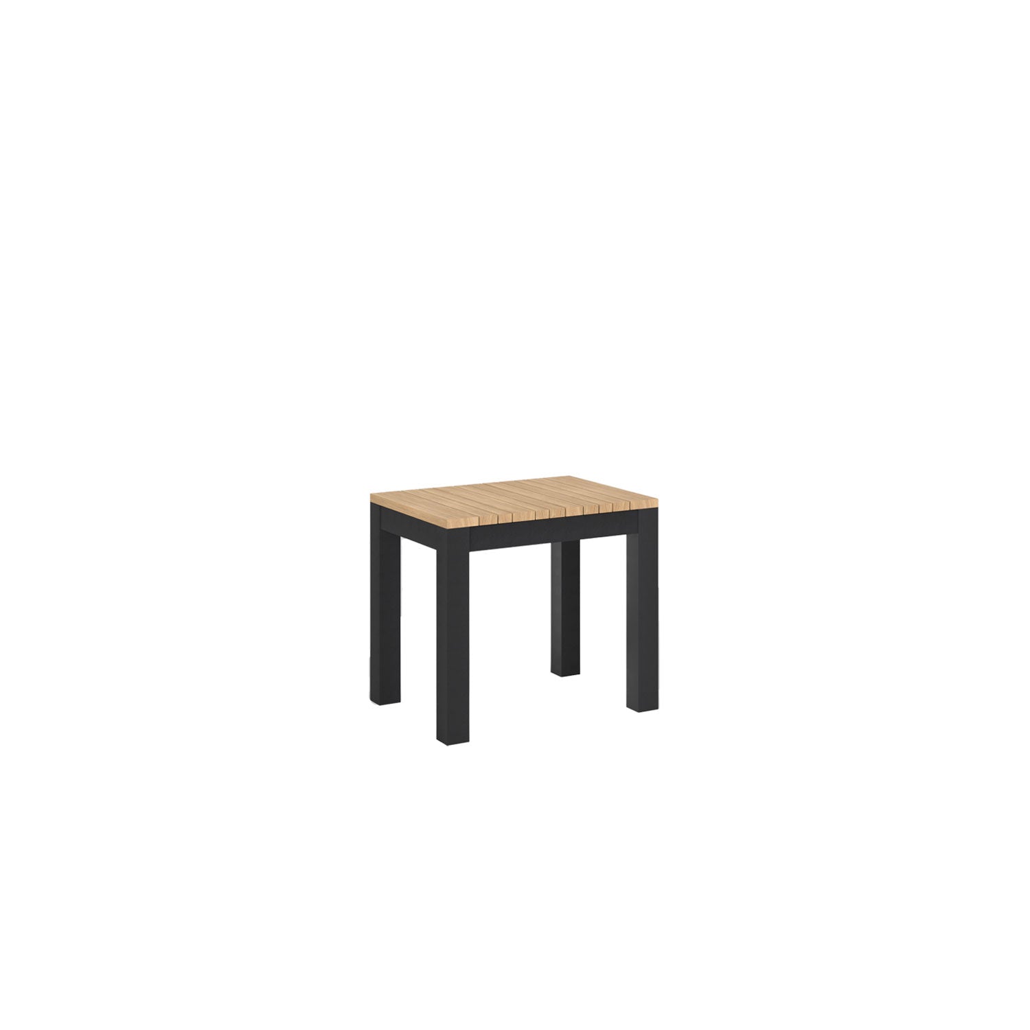 Tandem Alu Dining Stool Black Sand