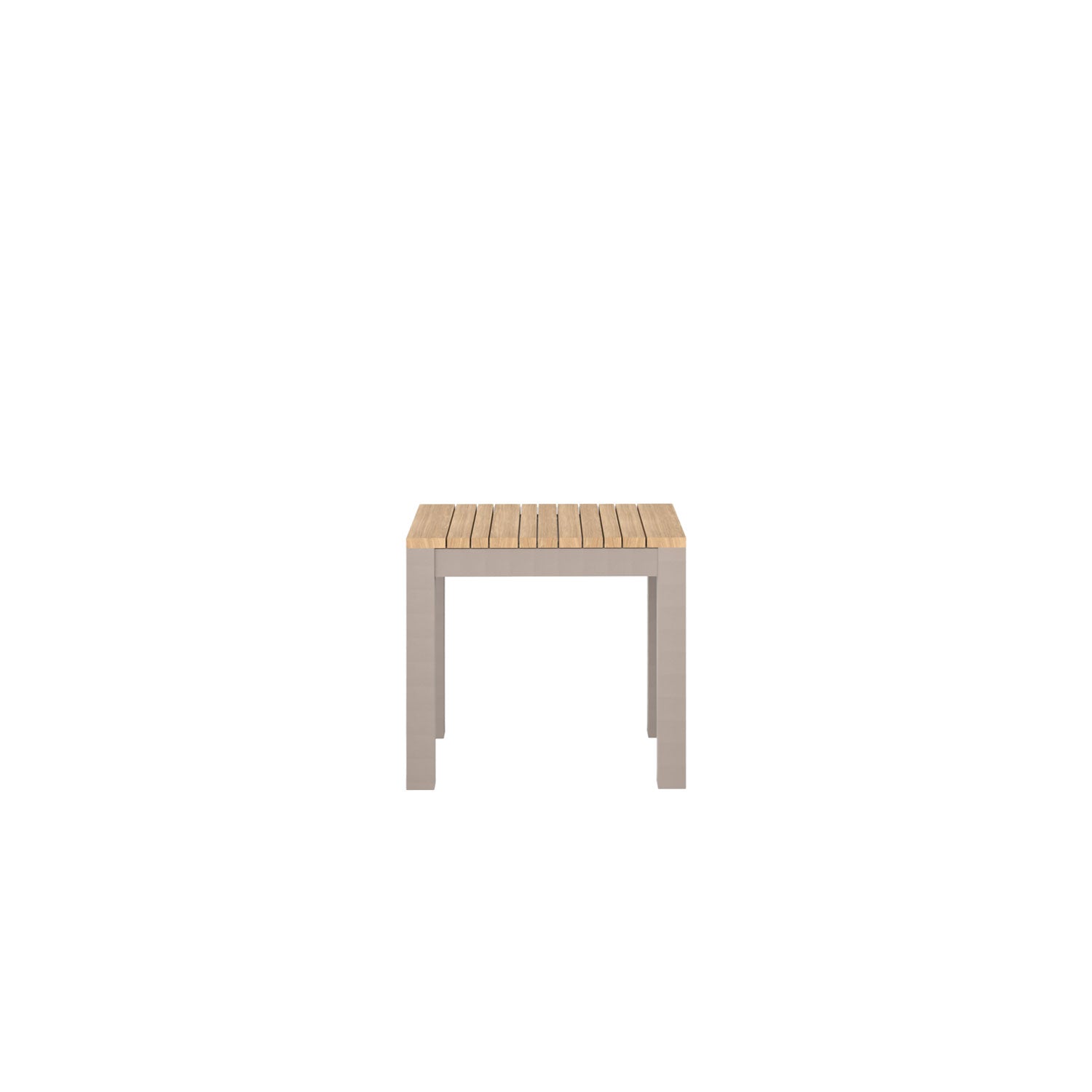Tandem Alu Dining Stool Taupe Sand