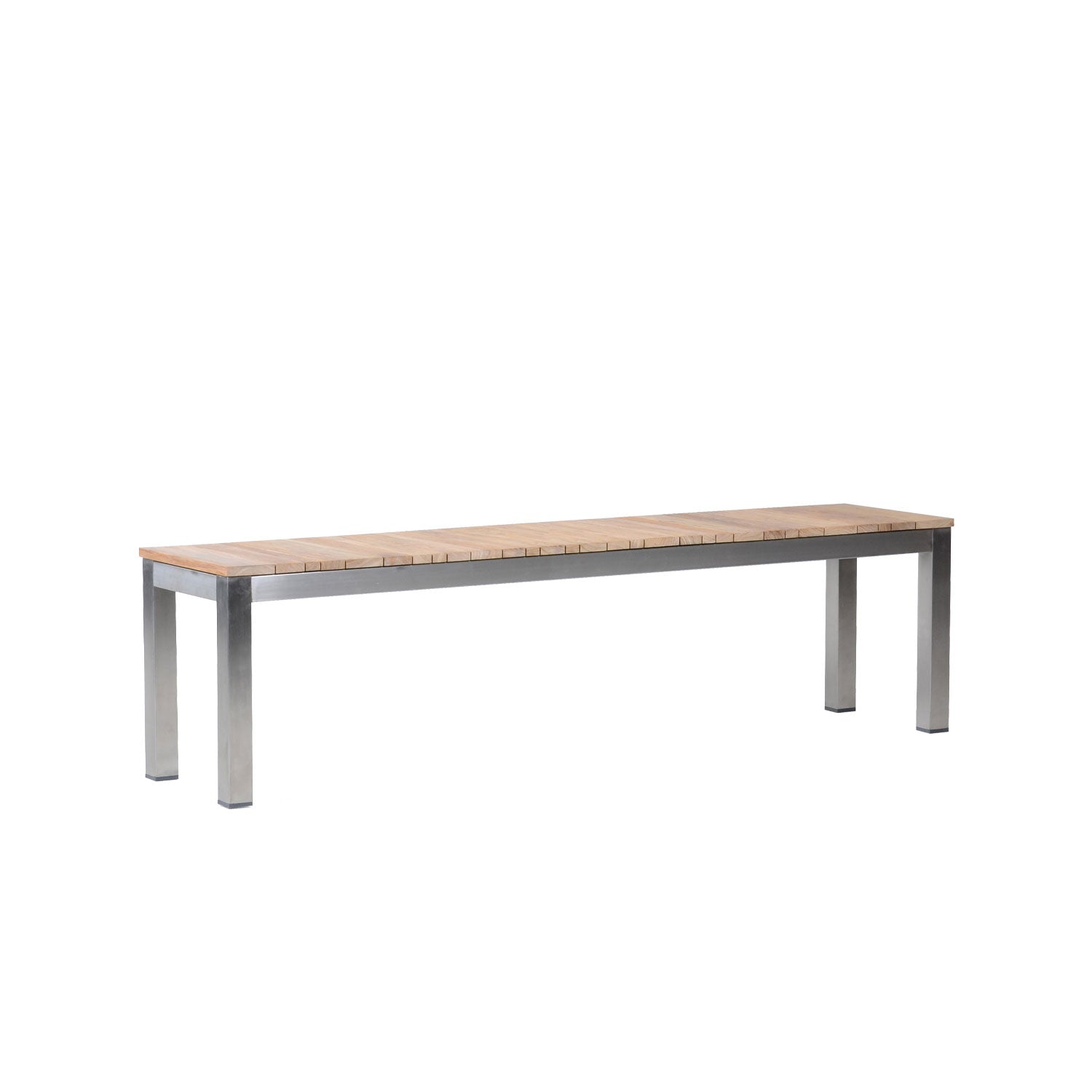 Tandem SS Backless Bench - L190 - 4 Seater