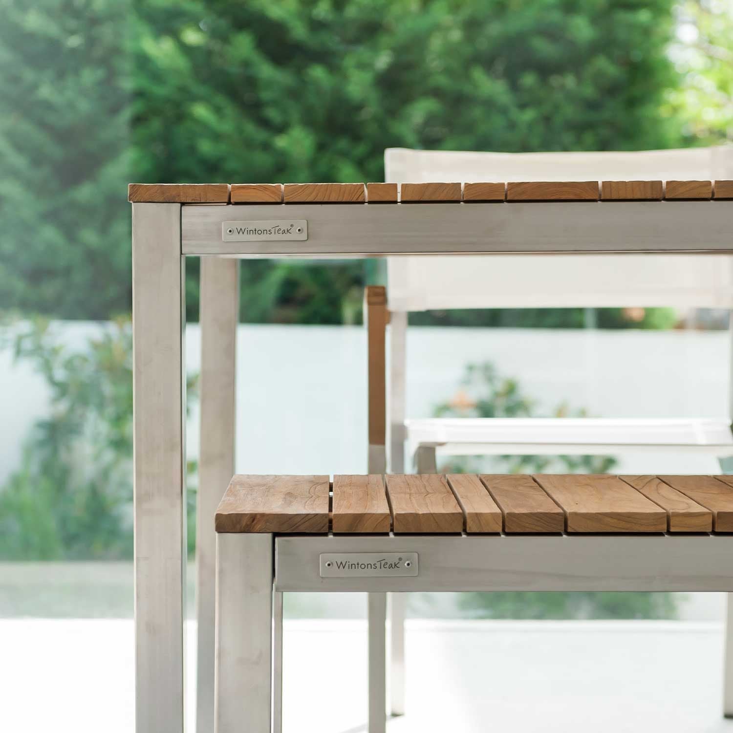 Tandem SS Backless Bench
