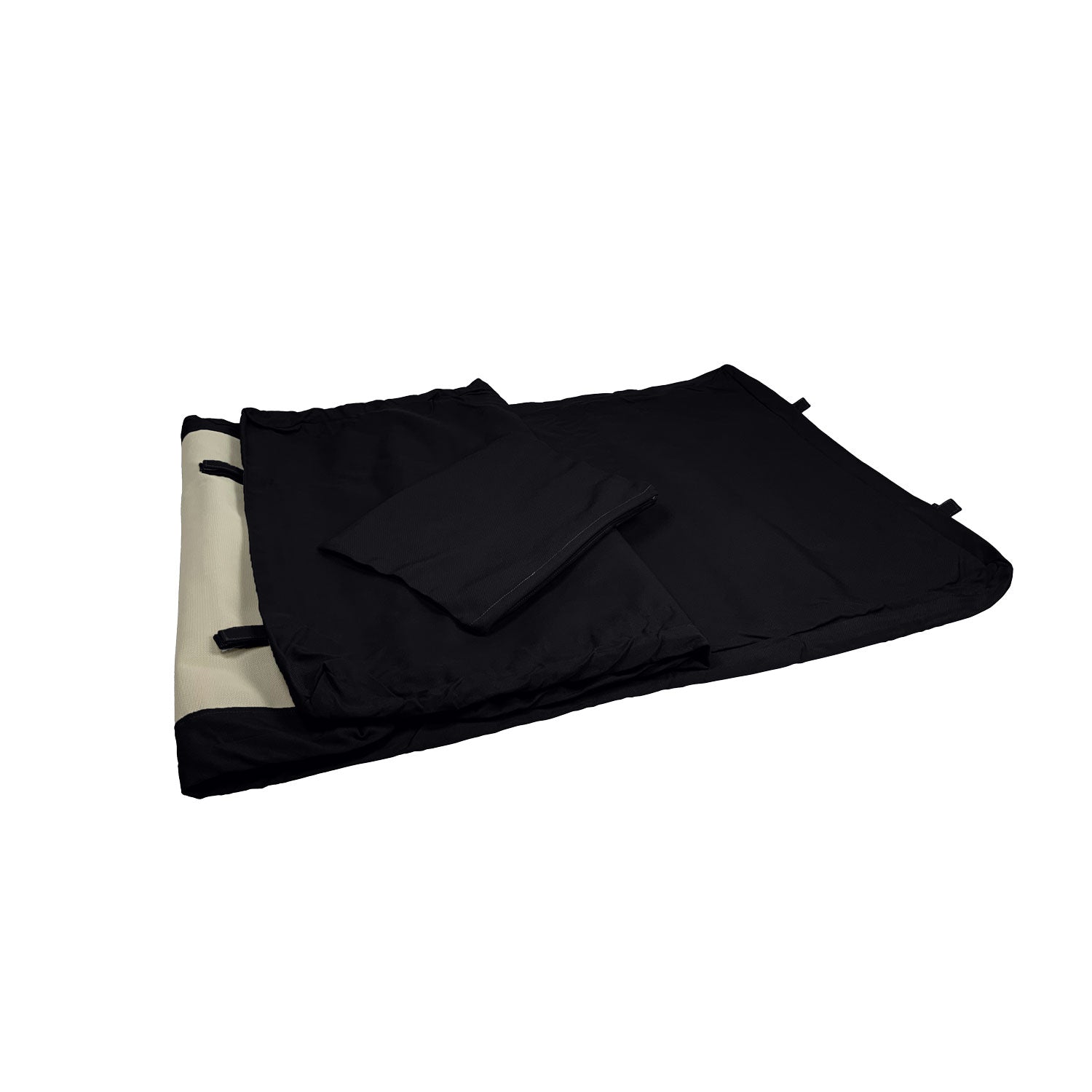 Tapa Sun Lounger Cushion Cover Replacement - Olefin Black