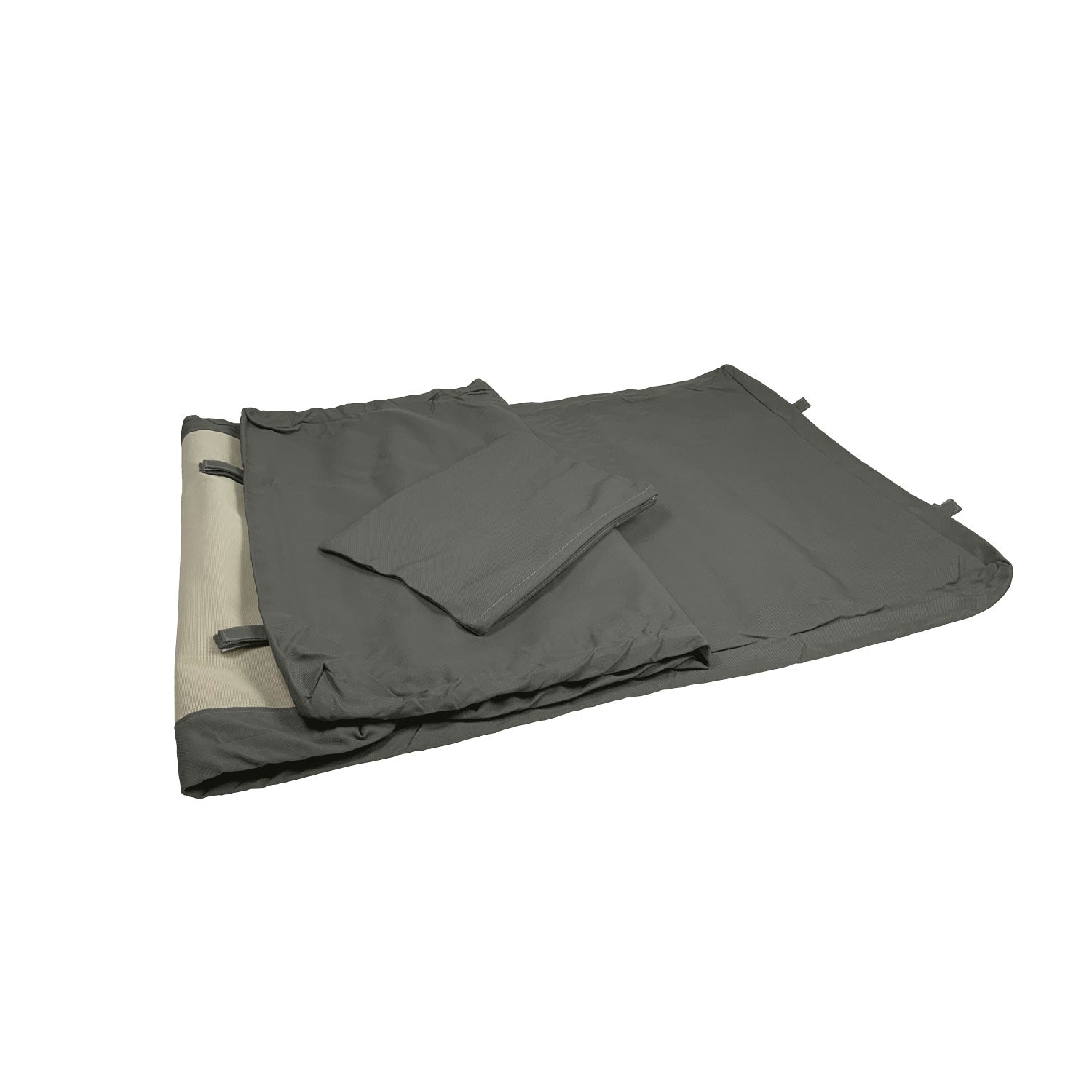 Tapa Sun Lounger Cushion Cover Replacement - Olefin Charcoal