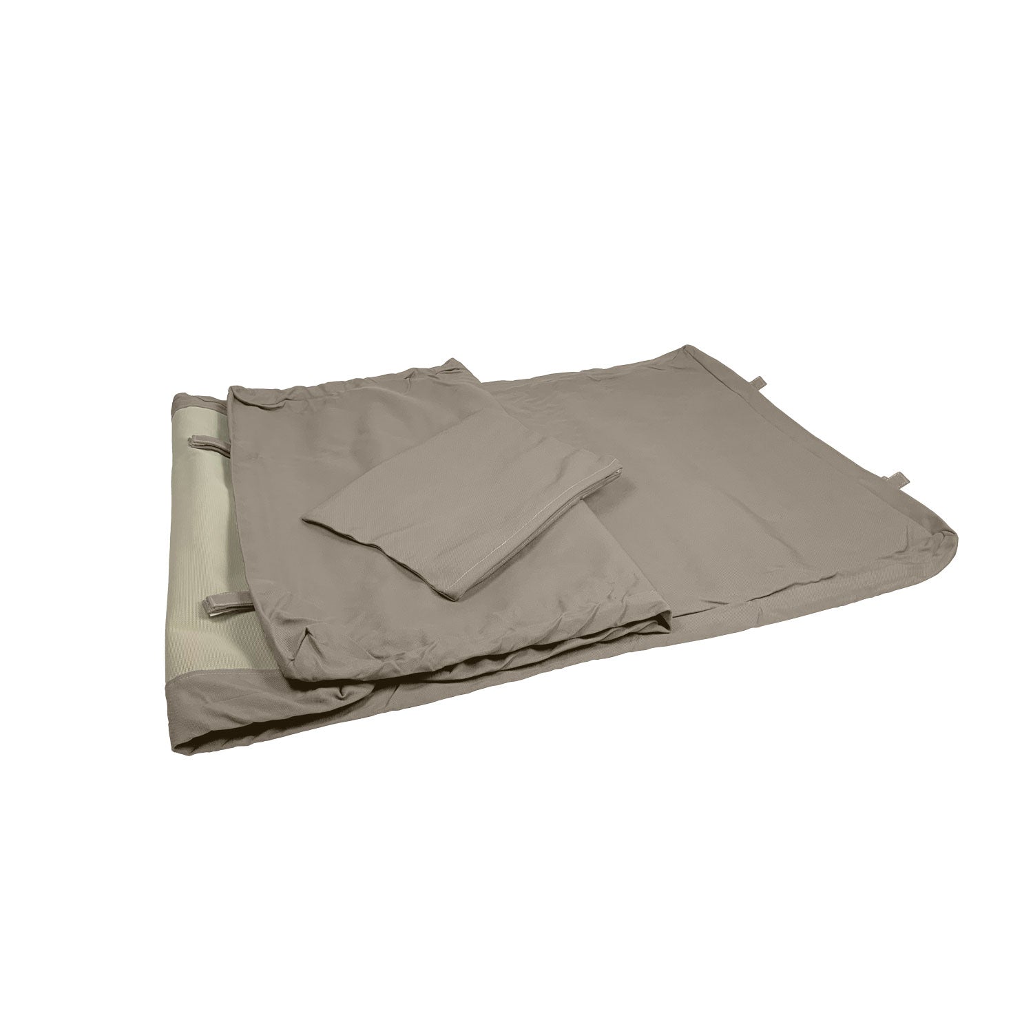 Tapa Sun Lounger Cushion Cover Replacement - Sunbrella Taupe