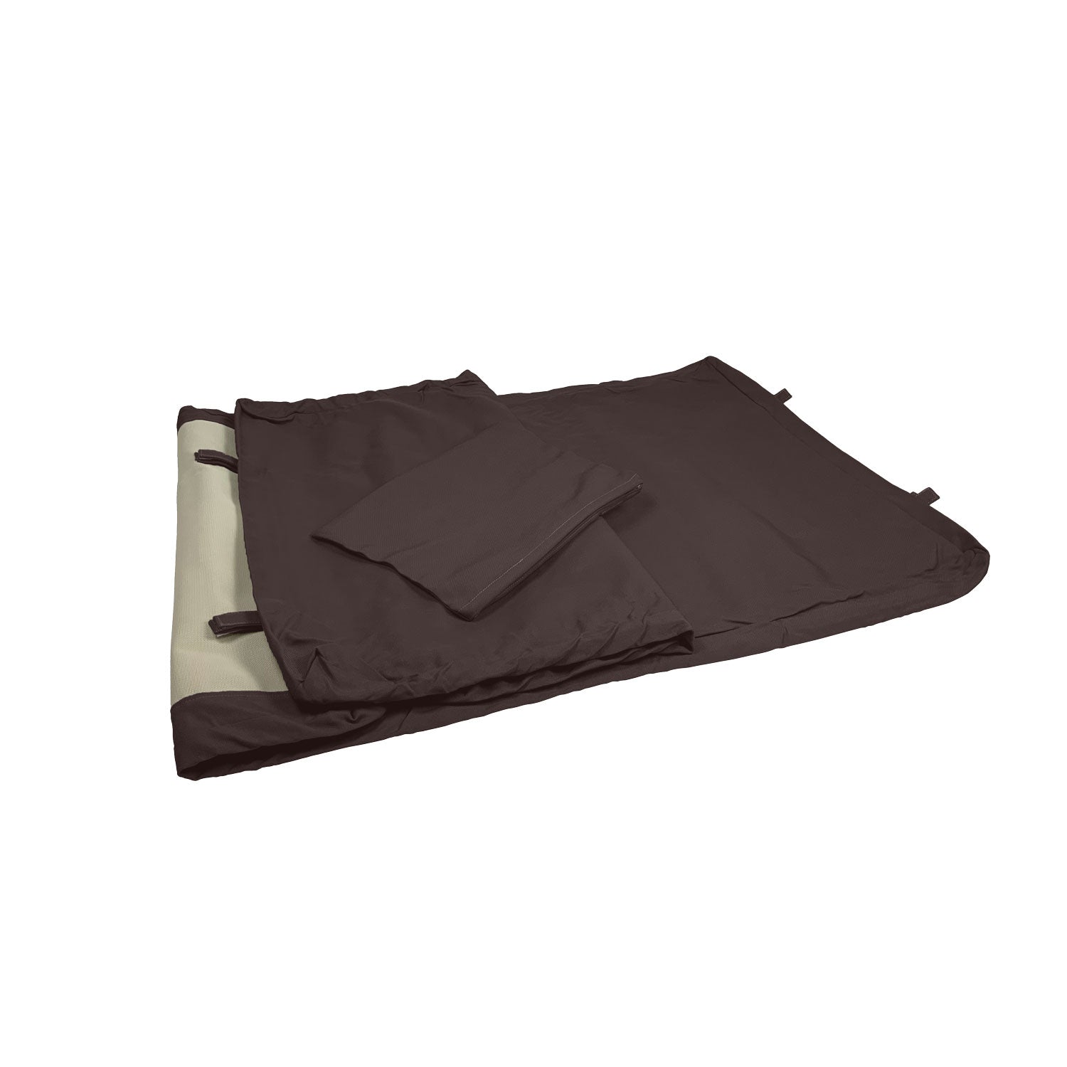 Tapa Sun Lounger Cushion Cover Replacement - Sunbrella Walnut
