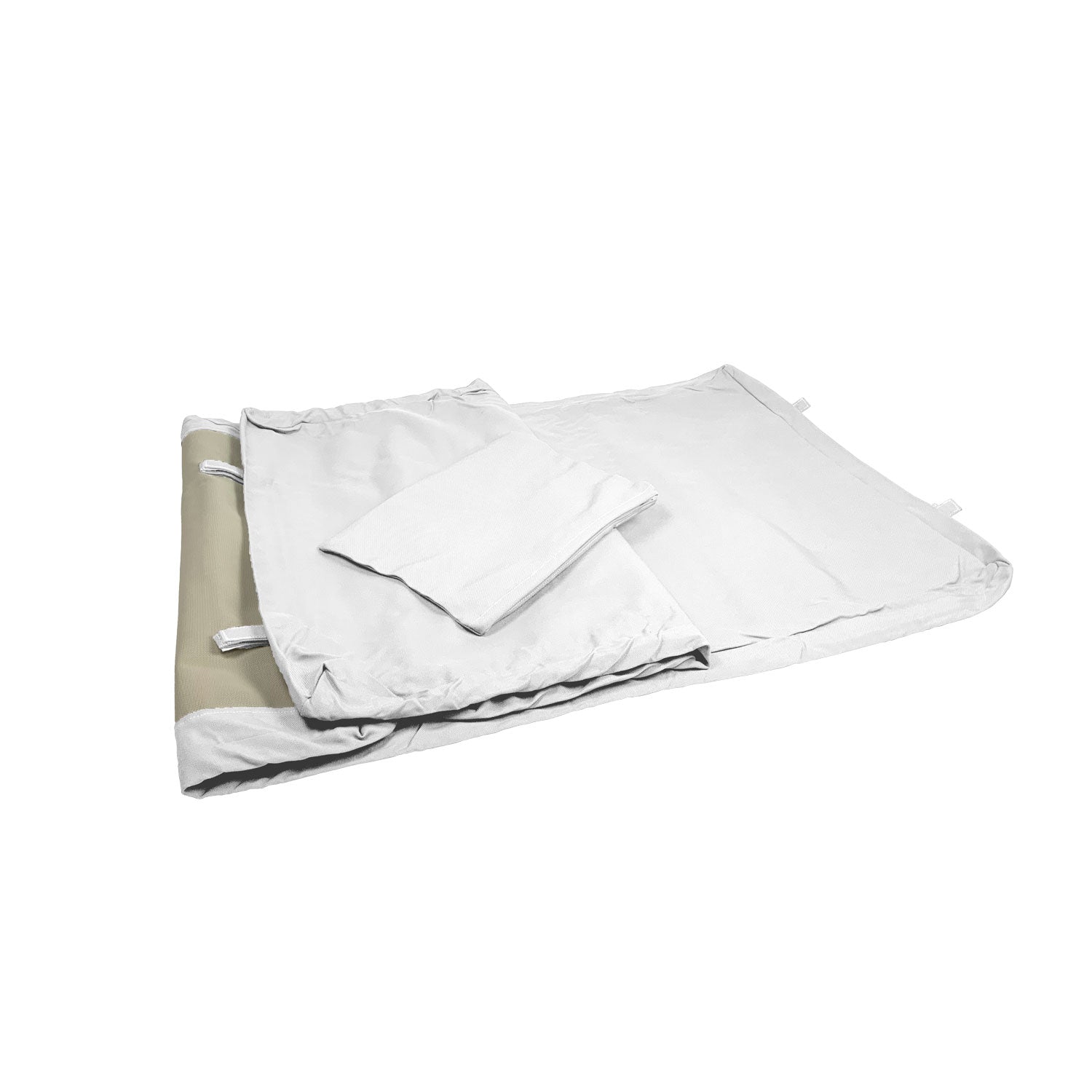 Tapa Sun Lounger Cushion Cover Replacement - Sunbrella White
