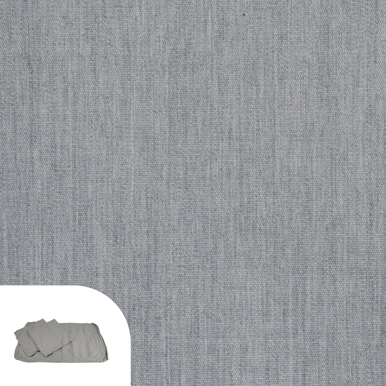 Tapa Modular Cushion Cover Replacement - Sofa / Sunbrella Granite Grey