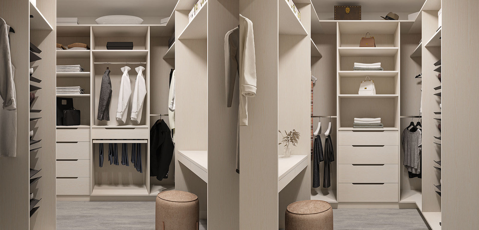 Walk-In Robe Rotating Shoe Rack Joinery