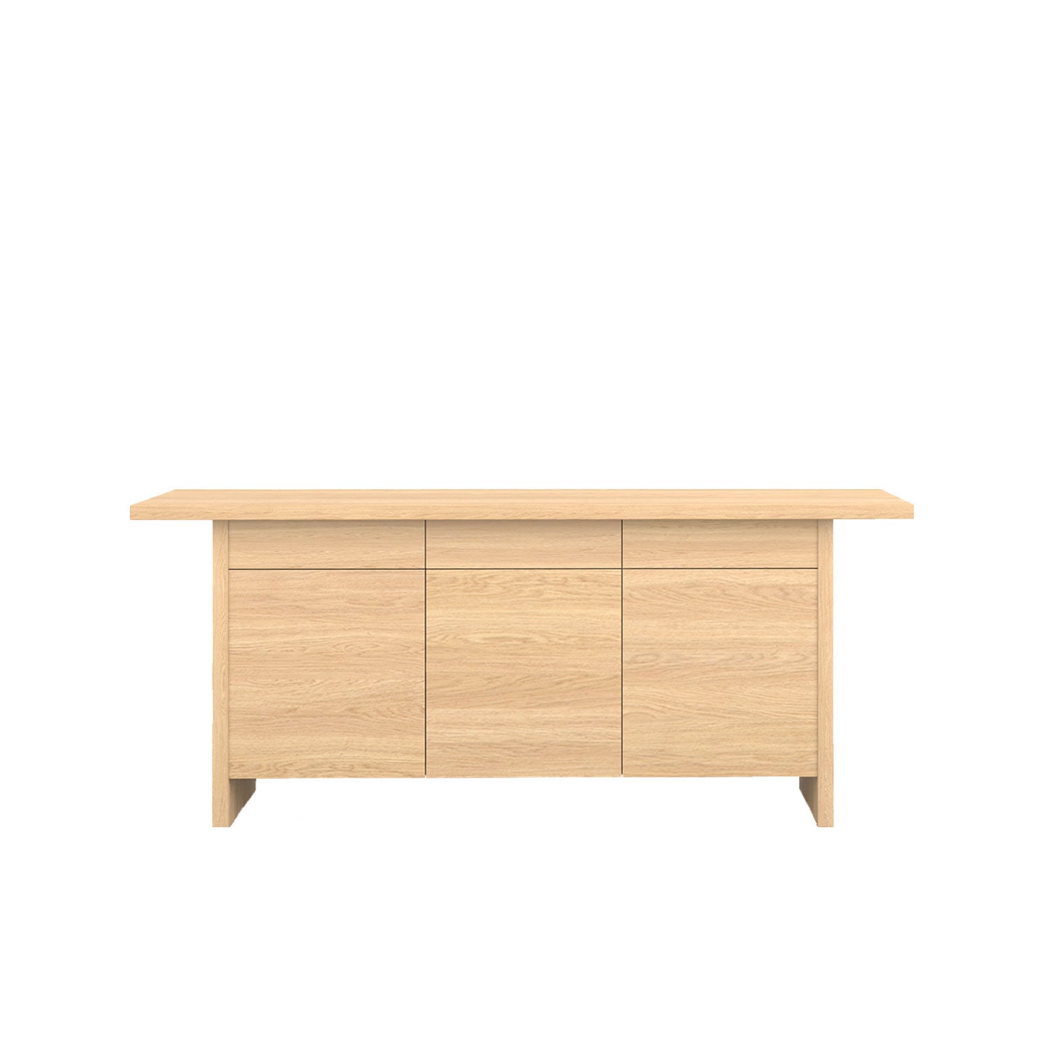 Zen Buffet 200 Oak - Solid Oak