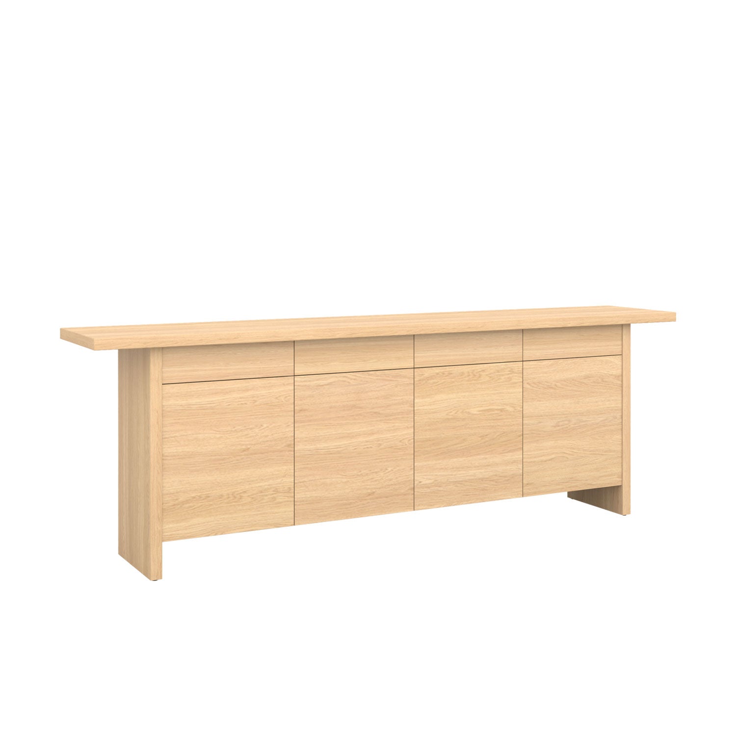 Zen Buffet 240 Oak - Oak Veneer