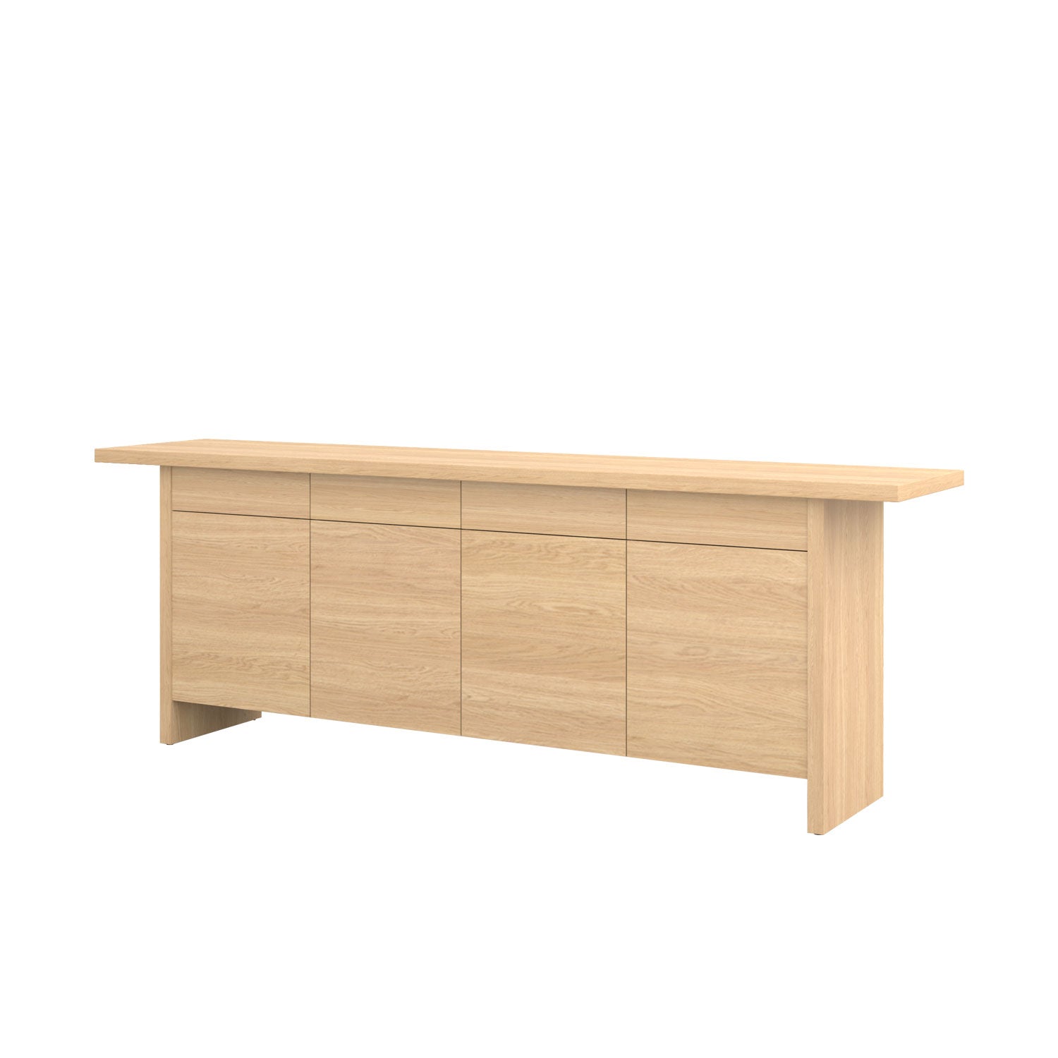 Zen Buffet 240 Oak - Oak Veneer